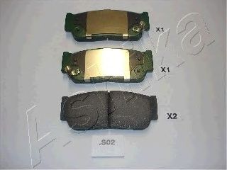 Тормозные колодки ASHIKA 51-0S-S02