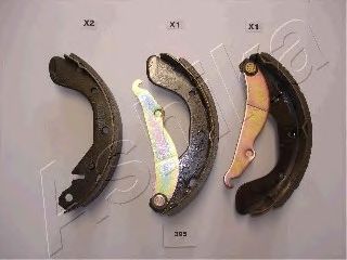 Гальмівні колодки ASHIKA 55-03-395