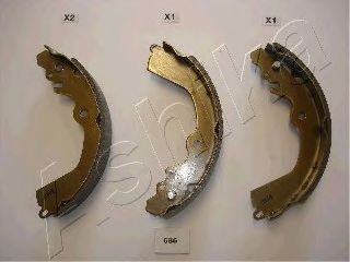 Тормозные колодки ASHIKA 55-05-586