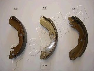 Тормозные колодки ASHIKA 55-05-587