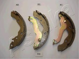 Тормозные колодки ASHIKA 55-05-592