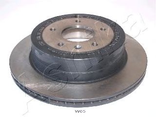 Гальмівний диск ASHIKA 61-0W-W05