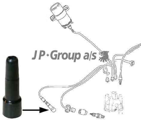 Вилка свечи зажигания JP GROUP 8191900106