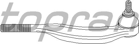 Наконечник рулевой тяги TOPRAN 722 240