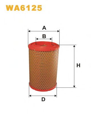Повітряний фільтр WIX FILTERS WA6125