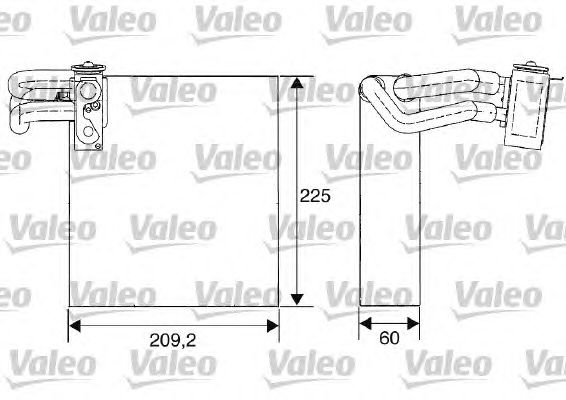 Испаритель кондиционера VALEO 817680