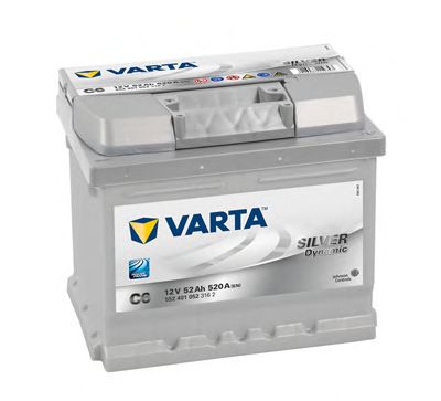 Стартерная аккумуляторная батарея VARTA 5524010523162 SILVER dynamic