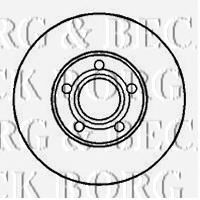 Тормозной диск BORG & BECK BBD4220