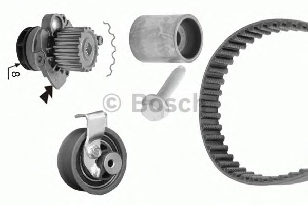Помпа + комплект ГРМ BOSCH 1 987 948 868