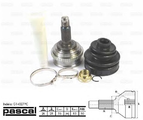 Комплект ШРКШ PASCAL G14027PC