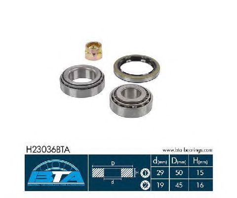 Ступичный подшипник BTA H23036BTA