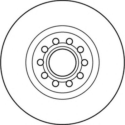 Тормозной диск BENDIX 562383B