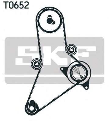 Комплект ремня ГРМ SKF VKMA 02383