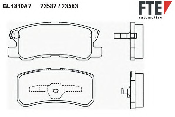 Тормозные колодки FTE BL1810A2