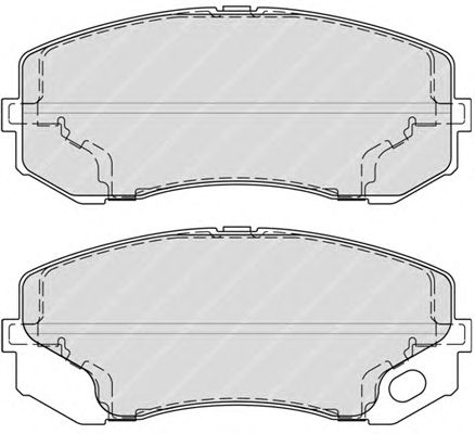 Тормозные колодки FERODO FVR4314
