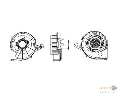 Вентилятор салона HELLA 8EW 009 157-111