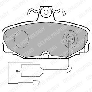 Тормозные колодки DELPHI LP868