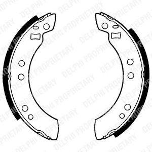 Тормозные колодки DELPHI LS1173