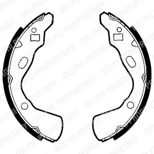Тормозные колодки DELPHI LS1437