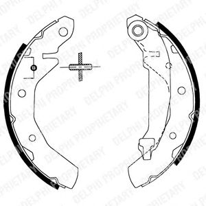 Тормозные колодки DELPHI LS1822