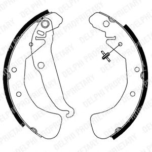 Тормозные колодки DELPHI LS1829