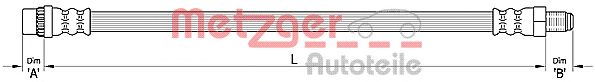 Тормозной шланг METZGER 4110372
