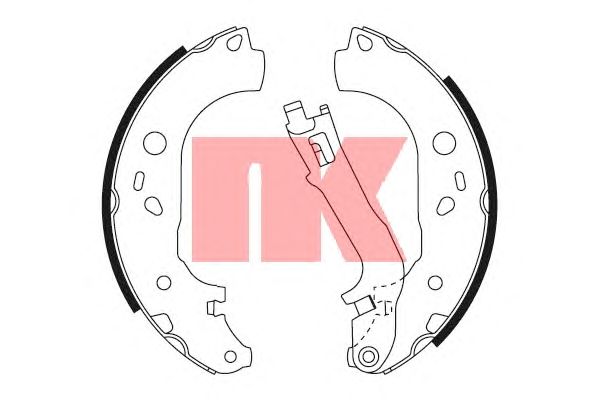 Тормозные колодки NK 2723725