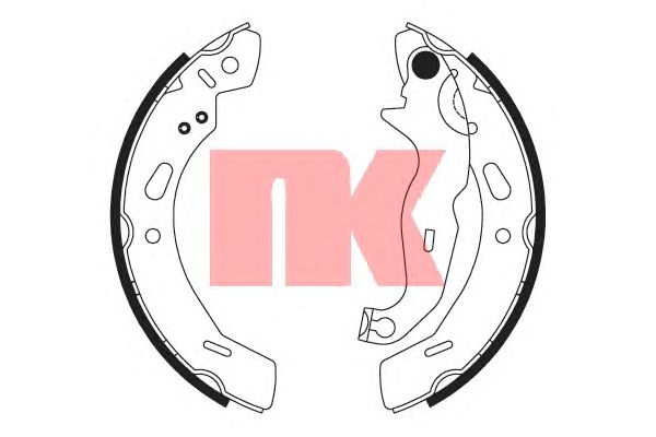 Тормозные колодки NK 2725762