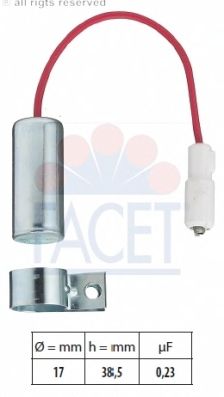 Конденсатор зажигания FACET 0.0339