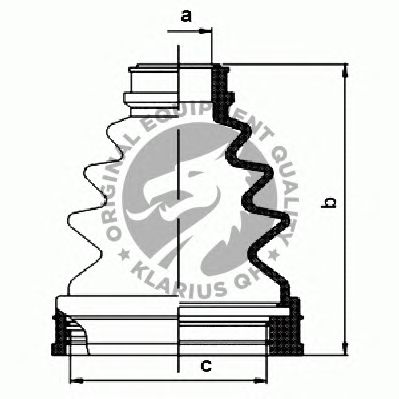 Комплект пыльника ШРУСа QH International QJB1125