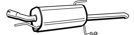 Глушитель WALKER 72359