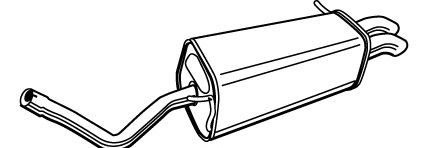 Глушитель WALKER 72541