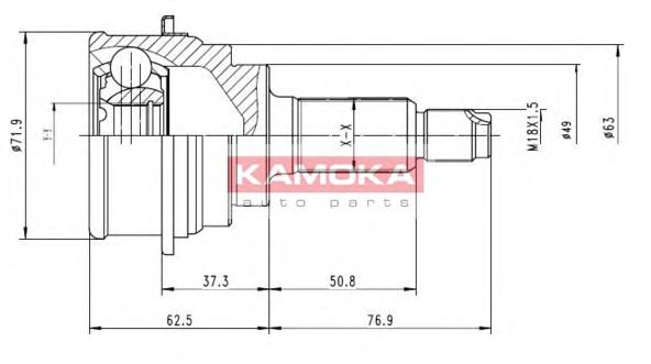 Комплект ШРКШ KAMOKA 7016