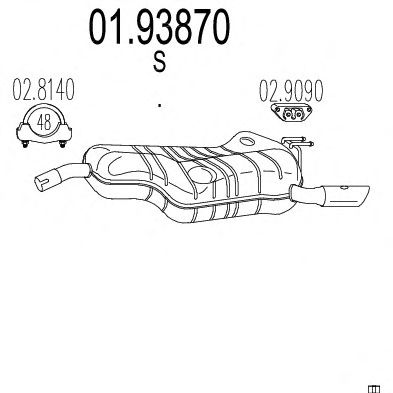 Глушник MTS 01.93870