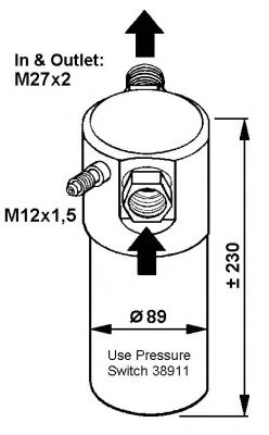Осушувач кондиціонера NRF 33064