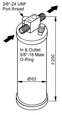 Осушитель кондиционера NRF 33116