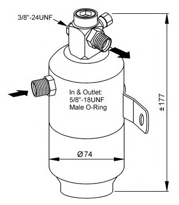 Осушувач кондиціонера NRF 33170