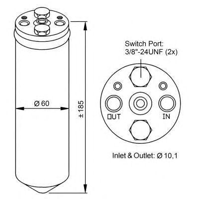 Осушитель кондиционера NRF 33184
