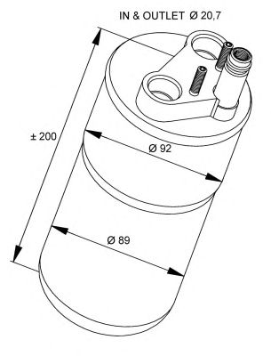 Осушитель кондиционера NRF 33216