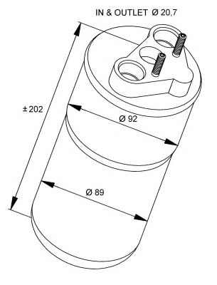 Осушитель кондиционера NRF 33318