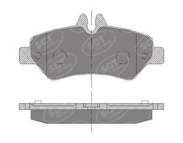 Тормозные колодки SCT Germany SP 413