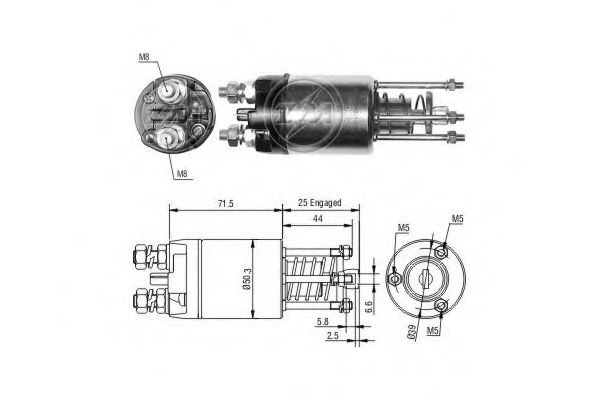Втягивающее реле ERA ZM3651