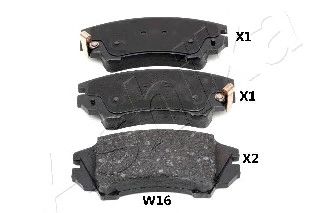 Тормозные колодки ASHIKA 50-0W-W16
