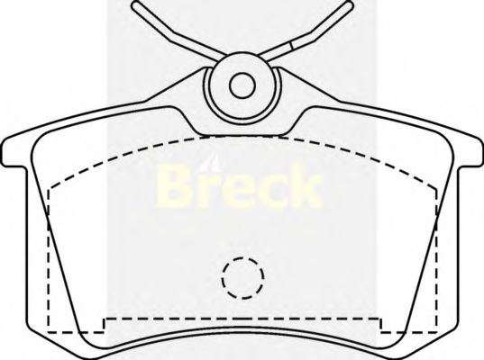 Тормозные колодки BRECK 20961 10 704 00