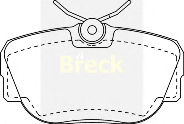 Гальмівні колодки BRECK 21173 00 701 00