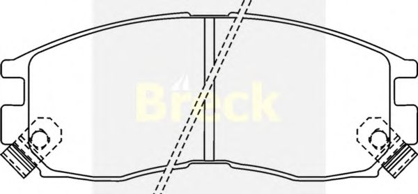 Тормозные колодки BRECK 21647 00 701 10