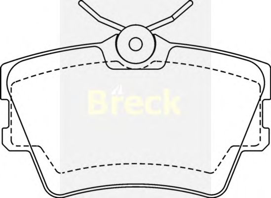 Тормозные колодки BRECK 21882 00 704 00