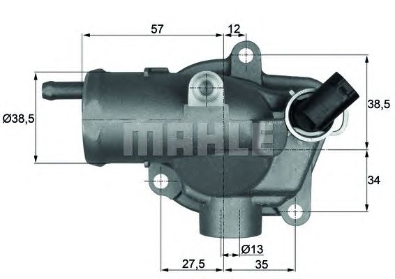 Термостат MAHLE ORIGINAL TI 27 92