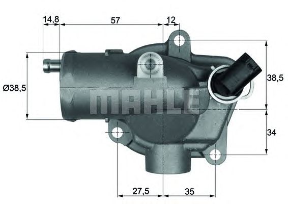 Термостат MAHLE ORIGINAL TI 28 92