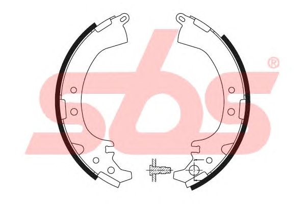 Тормозные колодки sbs 18492745569